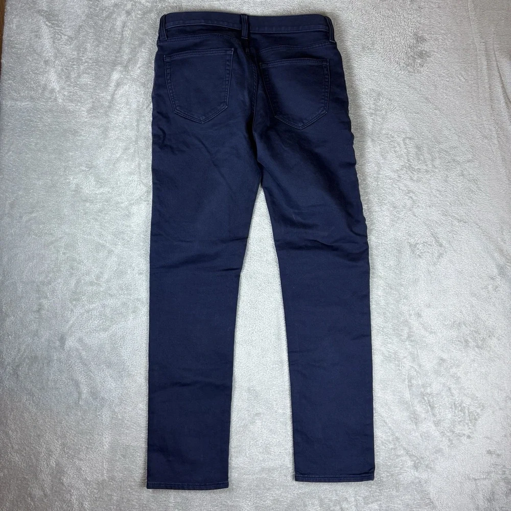 Banana Republic Mens 32x32‎ (Fits 34x31) Blue Travel Pant Slim Fit Taper
